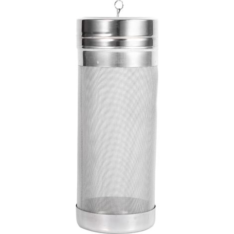 Filtre à bière et vin en acier inoxydable pour brassage amateur, 300 microns, accessoire pour la maison, 7 x 18 cm (1/5)