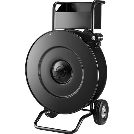 Carrello robusto, telaio resistente, funzionamento fluido, nero (1/2)