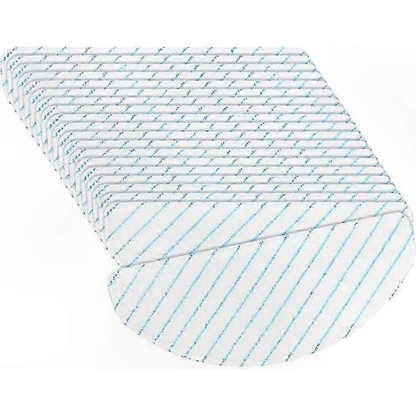 50 lingettes nettoyantes jetables pour robots aspirateurs, compatibles multi-modèles, chiffons de rechange universels, paquet de 50 pièces (1/5)