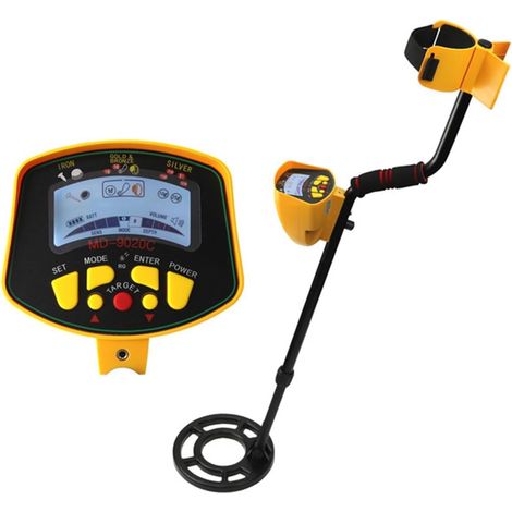 Détecteur de métaux pour Adultes Instrument de Recherche de détecteur de métaux d'or numérique Souterrain MD-9020C Étanche Professionnelle améliorée de Plus Grande précision (1/5)