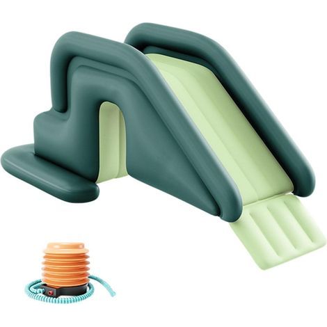 Toboggan gonflable pour piscine, accessoires de piscine d'été, échelle universelle pour trampoline, toboggan de jardin (1/5)