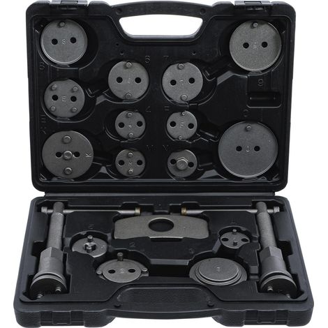 Jeu de repousse-piston de frein 18 pièces – Outils filetés à droite et à gauche – Compatible avec la plupart des véhicules