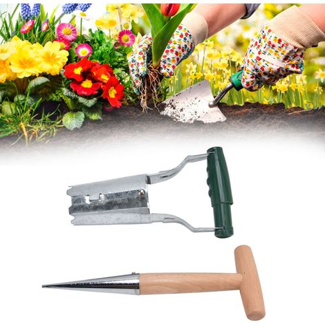 repiqueuse de légumes et de fleurs, outils de jardinage, outils agricoles pour la prise et la plantation de semis, arracheuse de semis (1/5)