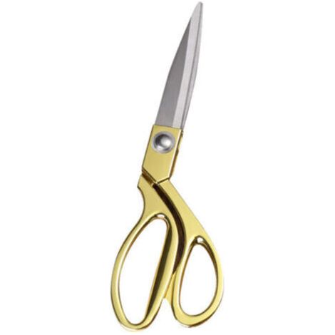Forbici da cucito professionali placcate in oro - Forbici per tessuti in acciaio inossidabile da 25 cm - Forbici da sarto per tessuti, abbigliamento, pelle, denim, modifiche, cucito e confezione di ab