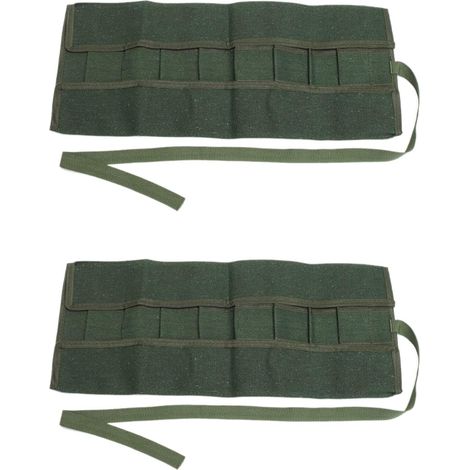 2 Pièces 600X430mm Outils de Bonsai Japonais Paquet de Stockage Sac en Rouleau Etui Ensemble D'Outils en Toile (1/5)