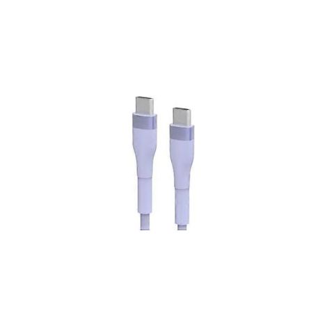 USB-C-zu-USB-C-Nylonkabel, 100-W-Schnellladung und 480-Mbit/s-Datenübertragung für Smartphones, Tablets und Laptops, Blau (Blau) – Crezuo