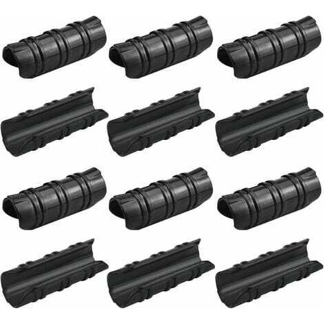 Serre Clip - Fixation Pour Housses De Serre Et Films De Jardin - Tube Clip 19 mm - Résistant Aux Intempéries - Lot De 100 Pièces (1/5)