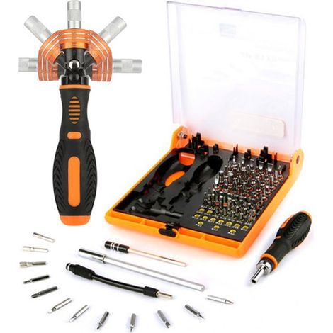 JAKEMY JM-6113 73-in-1 Hardware Tool Set with Screwdrivers and Repair Tools (1/4)