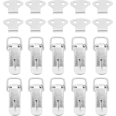 Boucle de verrouillage robuste en acier pour boîte bois (10 (1/5)