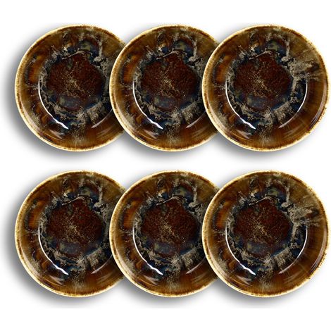 Lot de 6 bols en porcelaine 16cm, VOLCANO (1/4)