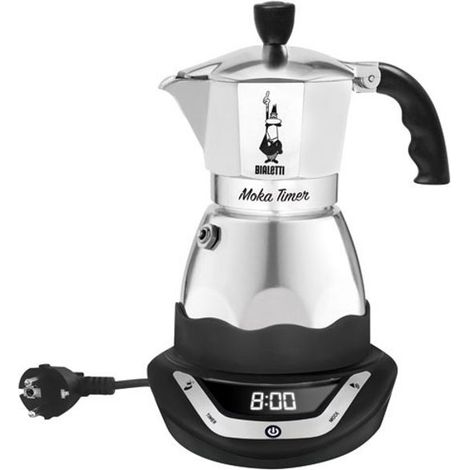 MOKA CAFETIERE ELECTRIQUE TIMER 3T BIALETTI - 0006092 (1/5)