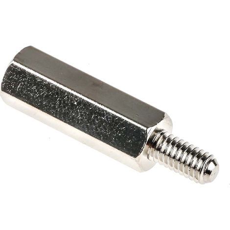 Entretoise filetée RS PRO, longueur 20mm, Mâle / Femelle, M4 x M4 ( Prix pour Sachet de 50 ) (1/3)