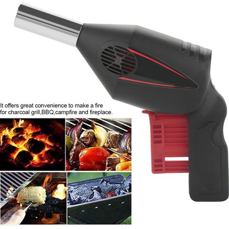 Ventilateur manuel portatif de ventilateur de BBQ pour l'outil extérieur de barbecue de gril de pique-nique de camping (1/5)