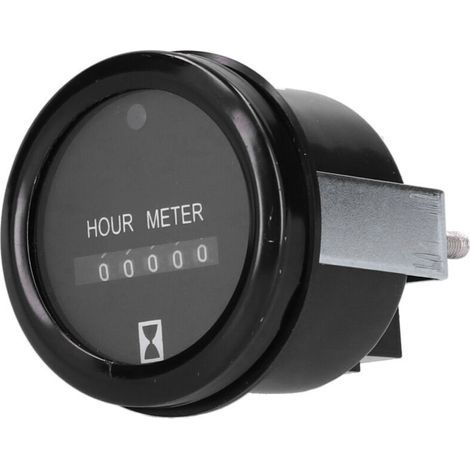 Compteur horaire à Quartz AC/DC 12-36V, minuterie mécanique professionnelle étanche avec voyant lumineux (1/4)