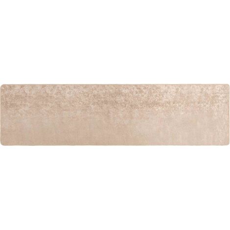 Runner Tappeto MARSA Beige 80 x 300 cm Poliestere e PVC vidaXL (1/5)