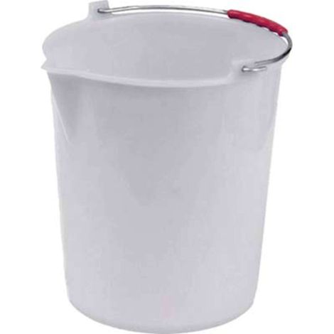 SECCHIO PESANTE + BECCO BIANCO ICS - PE LT 25 CM 37 H.CM 34 - 2 pezzi