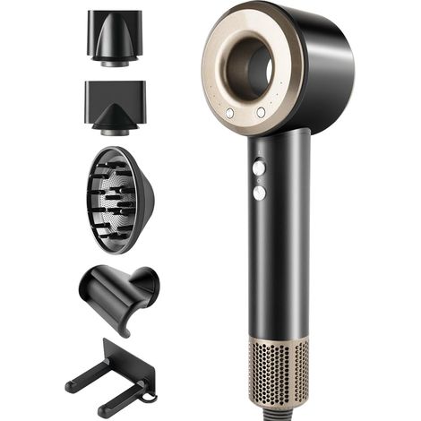 Seche Cheveux, Sèche-cheveux 500M Ions - Moteur Brushless 110000 tr/min Séchage,Secador 72 dB à Faible Bruit Pour Maison et Voyages (1/5)