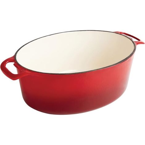 Cocotte Ovale en Fonte Rouge 5 L - Vogue (1/4)