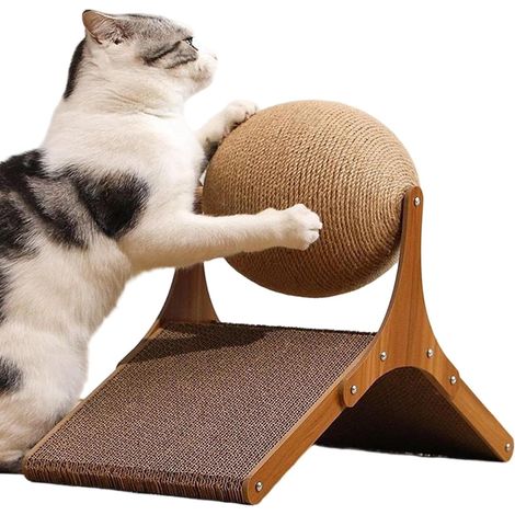Tiragraffi per stimolare l'attività mentale e fisica con una pallina di sisal. (1/5)