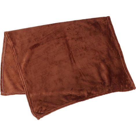 Plaid Chaud en Polaire Corail pour Canapé et Bureau, Couverture Portable et Élégante, pour L'automne et l'hiver, Douce et Confortable (1/5)