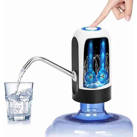 Filiyano-Distributeur d'eau avec système de pompe et pompe à eau USB amovible pour utilisation avec de l'eau en bouteille (1/5)