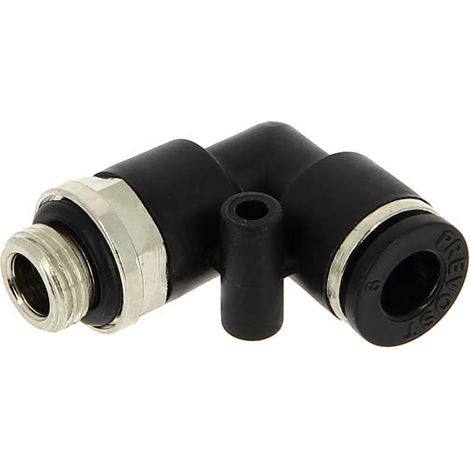 Coude 90° pneumatique instantané Ø6 fileté mâle 1/8" (5x10)