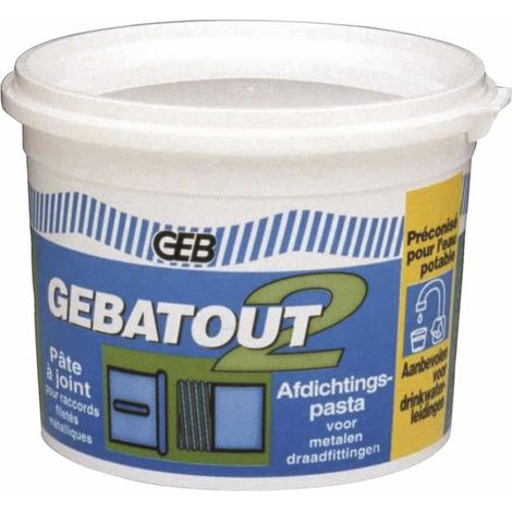 Dichtungspaste Gewinde GEBATOUT 2 (Topf 500 Gramm) - GEB: 103982