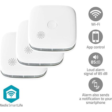 Nedis SMARTLIFE RAUCHM. BATTERIE 3ST (WIFIDS21WT3)
