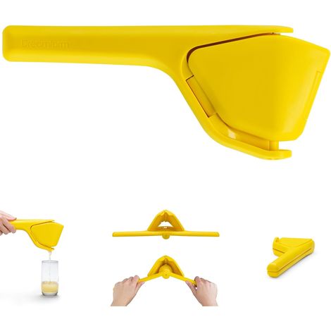 Manuel Lemon Extruder peut être rangé à plat, économiser de l'espace Lemon Extruder avec rotation latérale, augmenter le levier et réduire la charge (1/5)