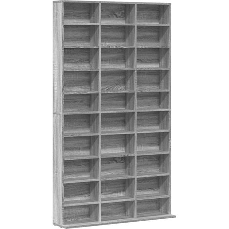 Maison Exclusive - Mobile Porta CD Grigio Sonoma 102x23x177,5 cm Legno Multistrato (1/5)