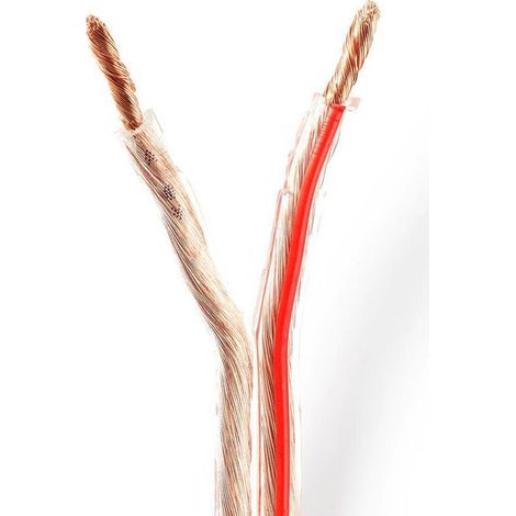 Cable hogtalar 2x 400 mm acc 150 metros ronda pvc transparente embalsamar