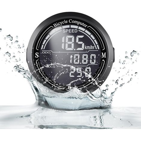 1 Compteur vélo, 19 fonctions, Écran HD 2,2 pouces, Étanche IP67, Rétroéclairage, Pour route et VTT (1/5)