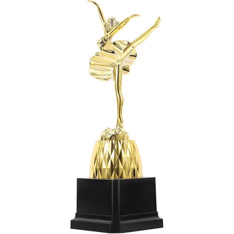 Trophée de danse classique, Trophée féminin de ballet pour femmes, filles et enfants-23.3X10.5X7.3CM-Golden