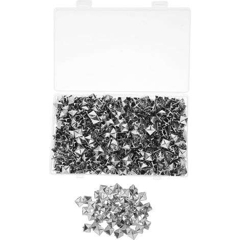 1000 Pièces Rivets Métalliques Pyramidaux 10mm Style Punk pour (1/5)