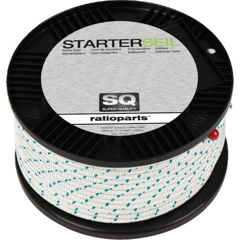 4,5 mm x 1,0 m Starterseil für Motor mit Handstarter Rasenmäher (1/2)
