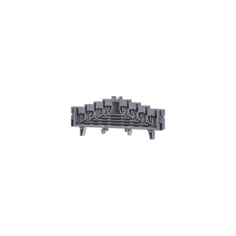 4-stufiger Patchstecker, grau, ohne Verriegelungen, 727-220 (1/2)