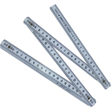 A38 - Règle pliante professionnelle - 2 mètres - Orac Decor