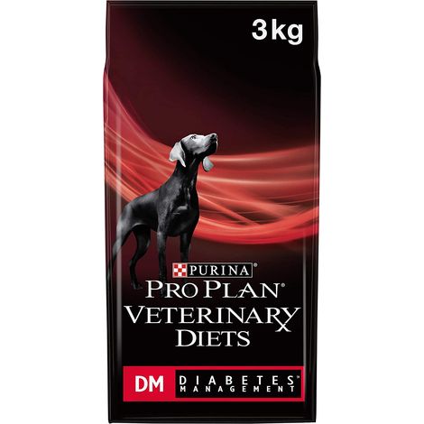 Nourriture que Purina Pro Plan rgime vtrinaire Canine DM 3kg pour chiens avec diabЏte (1/2)