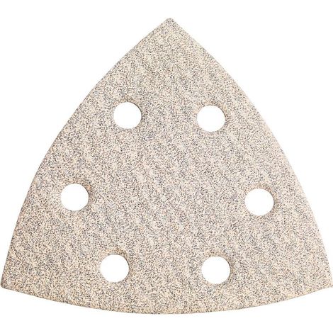 Metabo 25 fogli abrasivi autoaderenti 93x93 mm, P 320, serie 'professional', per vernici, lacche, stucco, due pezzi, perforati, per levigatrici combinate - 625688000