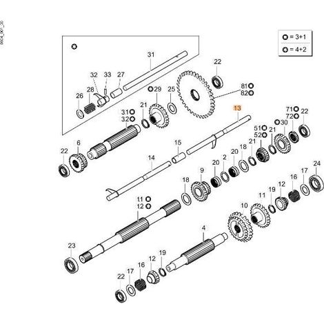 ORIGINAL STEUERSTANGE EMAK YF1375043