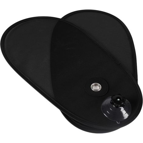 Vitres latérales - Visières de fenêtre de voiture avec protection UV - Tapis solaire pliable - Ventouses de haute qualité pour protéger de la chaleur (1/5)