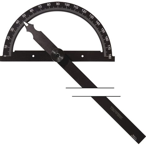 TECWERK Winkelmesser Gradbogen-D.80mm Schenkel-L.120mm TECWERK