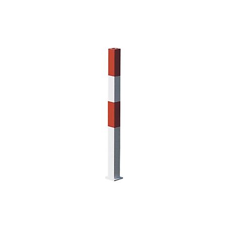 Poste barrera de acero  para atornillar  70 x 70 mm 