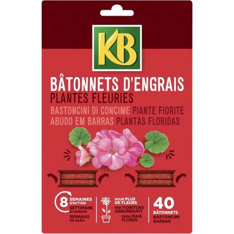 Kb Concime Bastoncini Fertilizzanti Piante Fiorite Pz. 40