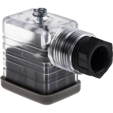 Connecteur pour électrovanne, Femelle, 2P+E, Montage sur câble 10A, 110 V c.a., PG9 ( Prix pour Paquet de 5 )