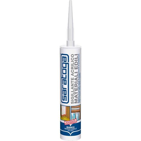 acrilico sigillante saratoga bianco 280 ml