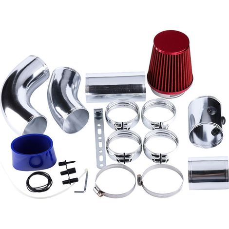 76MM Intake Air Filter System Universal Cold Air Filter Intake Pipe Fit for High Performance Induction Car MUMU Intake Pipe Modification Set (1/4)