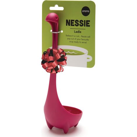Originaler Loch-Ness-Monster Suppenlöffel – Schöpflöffel, süßes Geschenk, lustiges Küchen-Gadget, Nessie-Design, Kochgeschenk für Mama – niedliches und praktisches Küchenutensil, einzigartiges Geschen