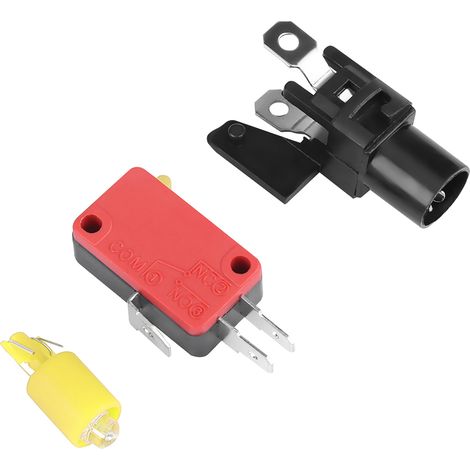 100 mm großer Arcade-Knopf mit LED-Konvexität, Ersatz für Konsolen (gelb) (1/5)