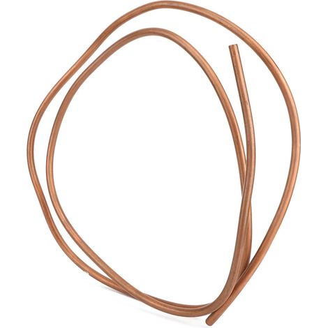 Tube en cuivre T2 C1100 2m bobine souple pour climatiseur réfrigérateur diamètre extérieur 8mm / diamètre intérieur 6mm (1/5)